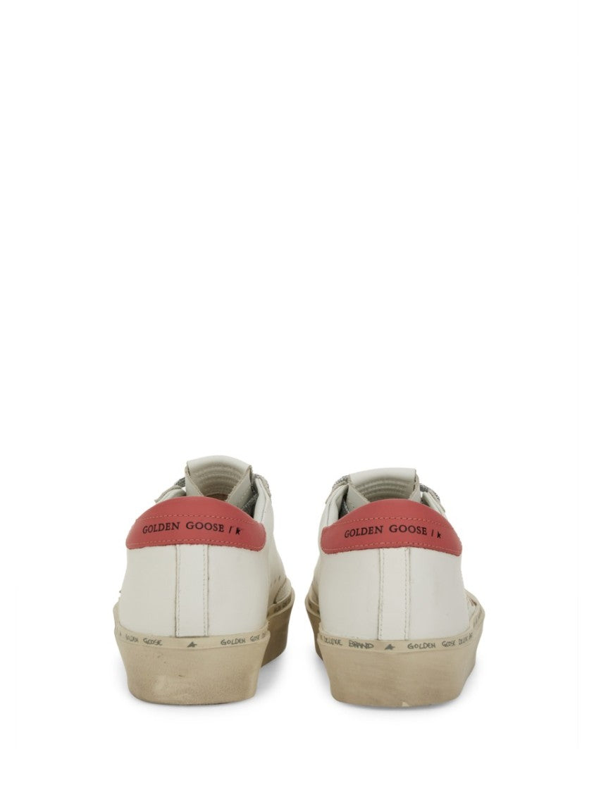 Golden Goose White Hi Star Cow Leather Sneakers
