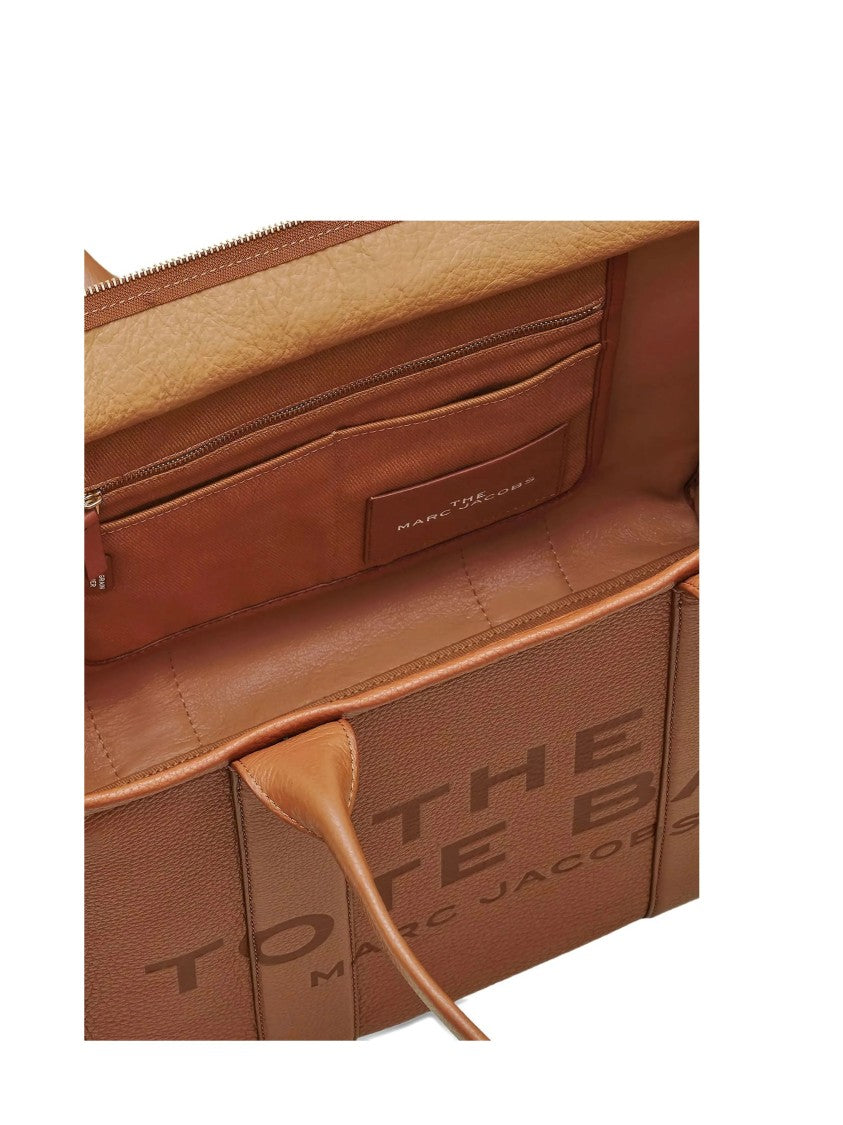 Marc Jacobs Brown Leather Large Tote Bag