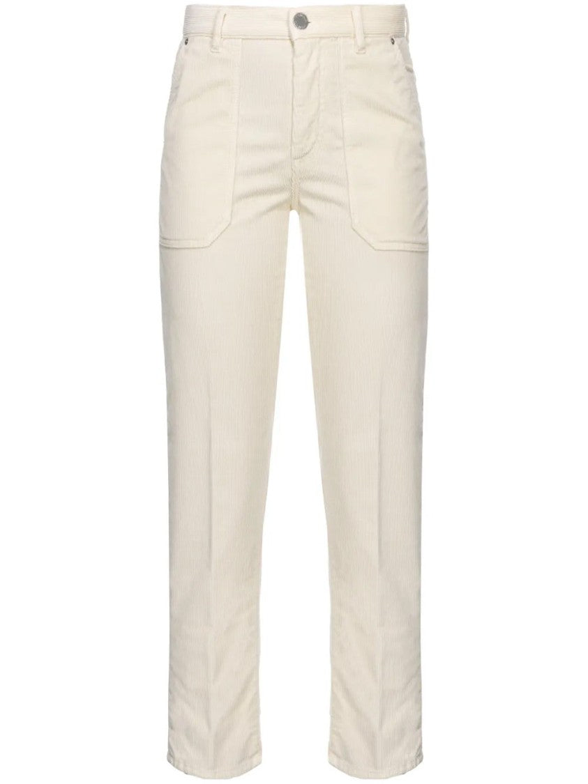 Pinko Straight-Leg Corduroy Trousers