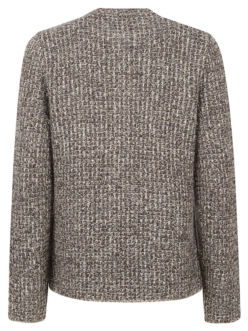 Fabiana Filippi Tweed Sequin Zip Jacket