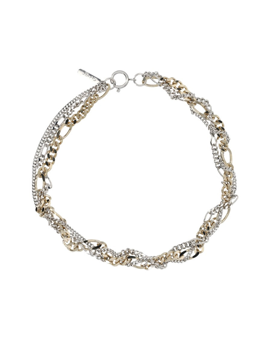 Justine Clenquet Jena Two-Tone Chain Choker