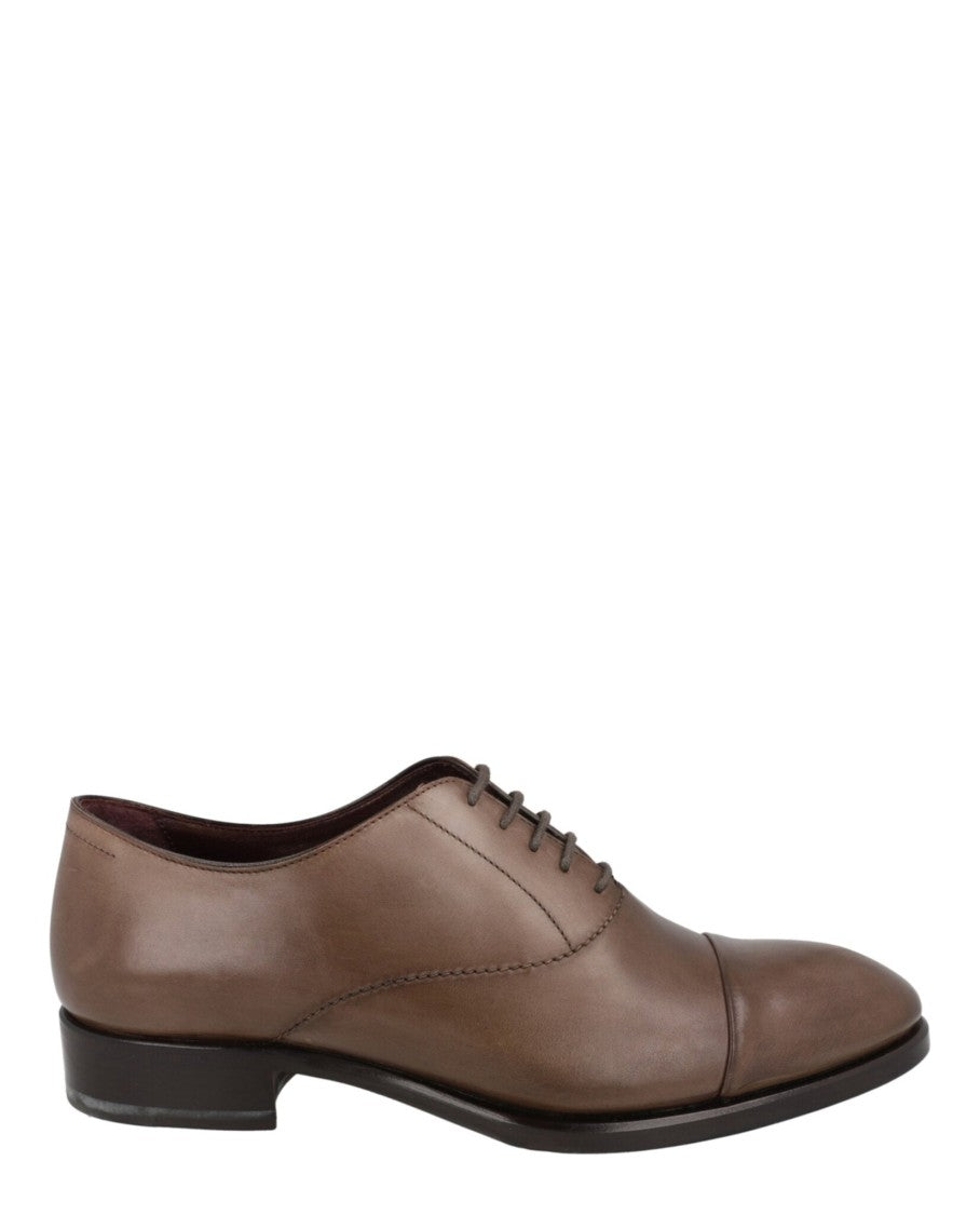 Brioni Vitello Leather Oxfords