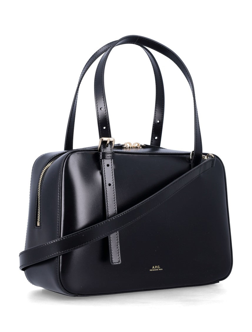 A.P.C. Virginie Leather Box Bag