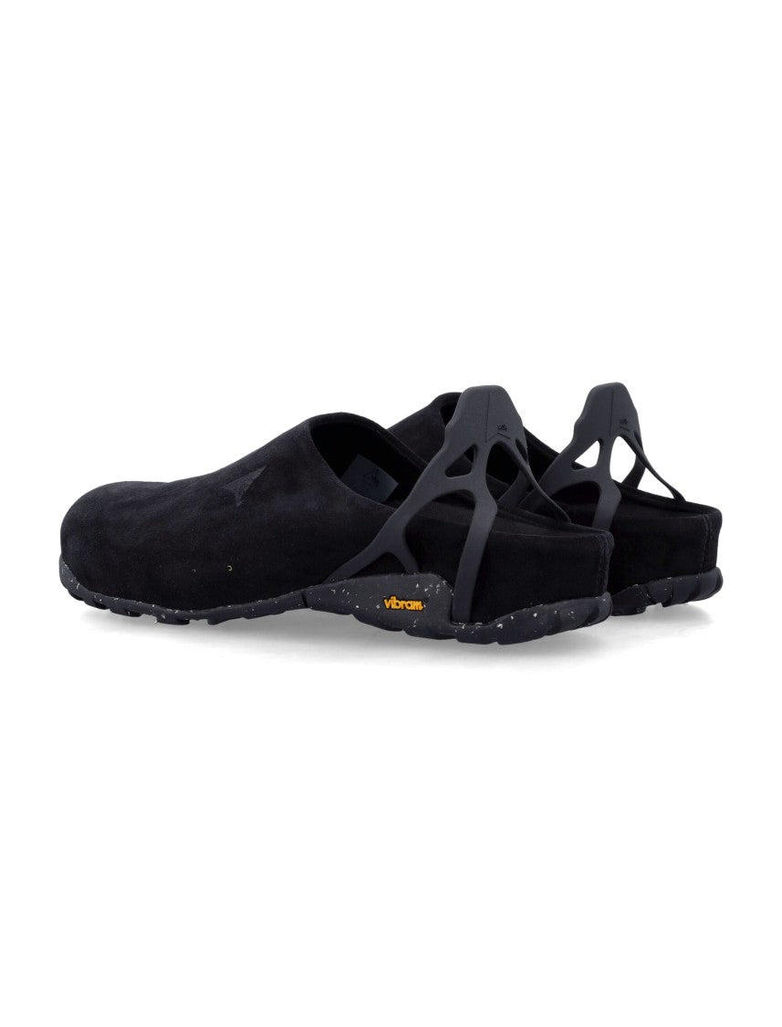 Roa Fedaia Black Suede Clog