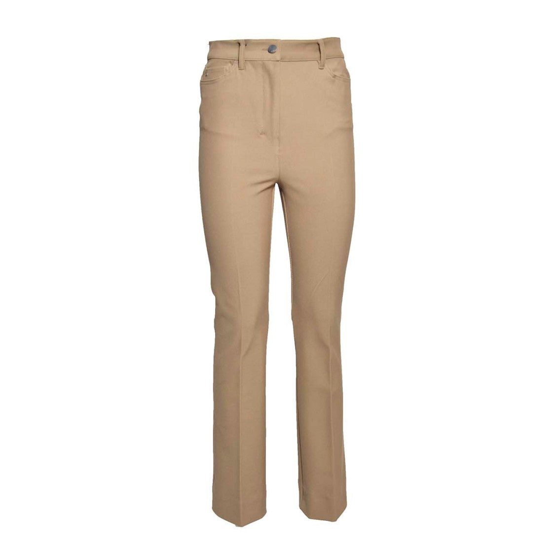Max Mara Tabarin Pants In Camel Cotton Twill