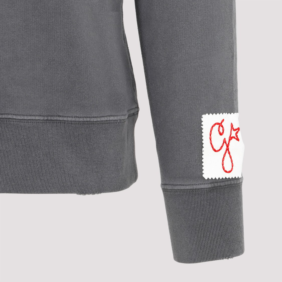 Golden Goose Gray Cotton Golden Sweatshirt