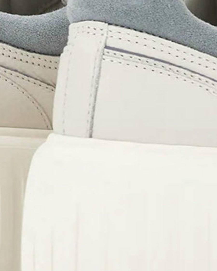 Hogan Low-Top Nappa Leather Sneakers With Vertical Lines
