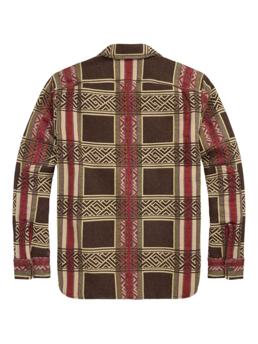 Polo Ralph Lauren Vintage Blanket-Style Jacquard Cotton Jacket