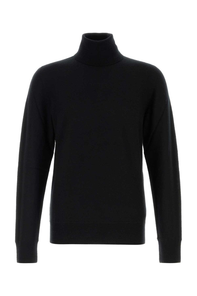 The Row Black Cashmere Bjorn Sweater