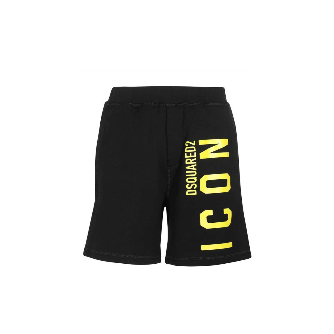 Dsquared2 Cotton Shorts With Bold Vertical Logo