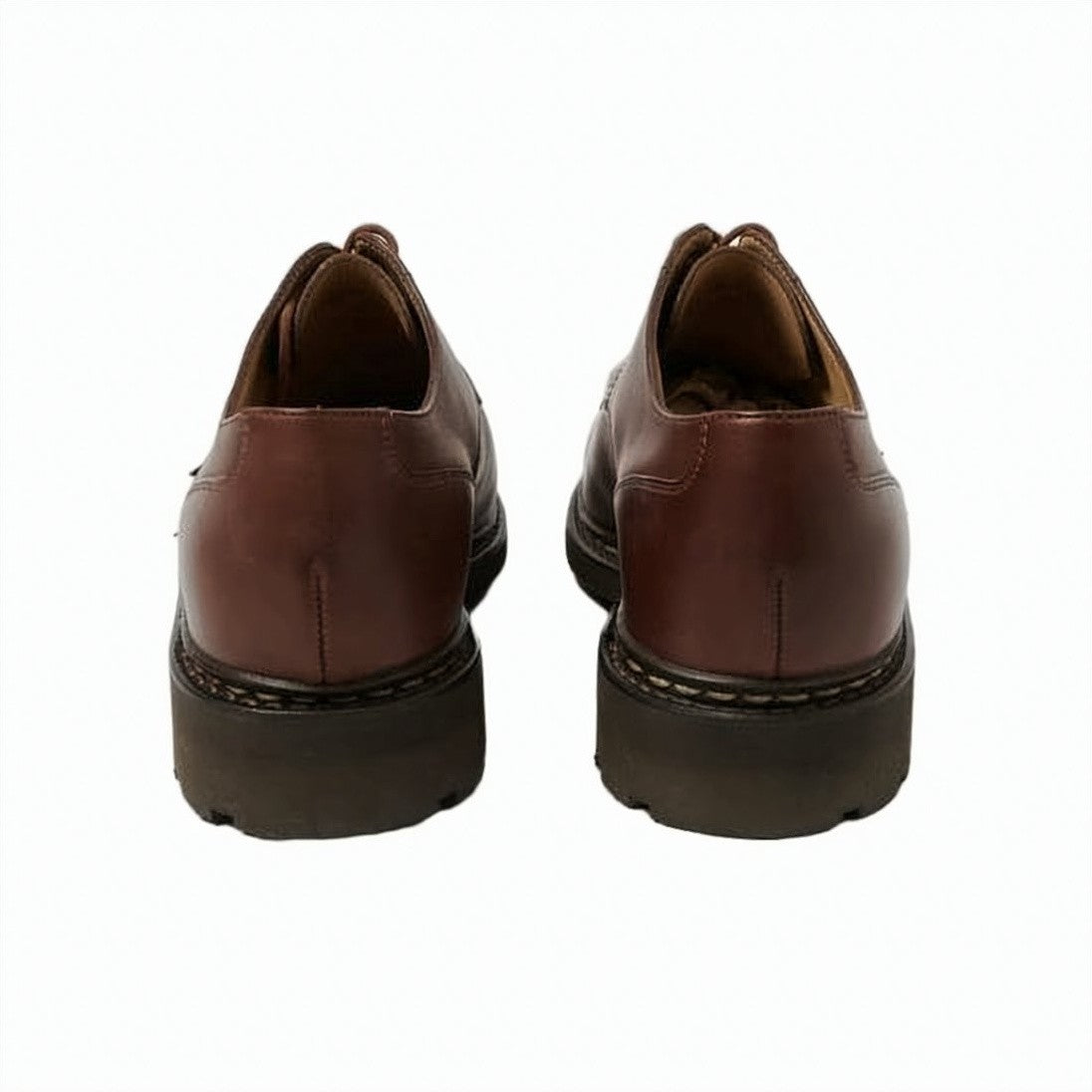 Paraboot Moc Toe Lace-Up Shoes With Durable Rubber Sole
