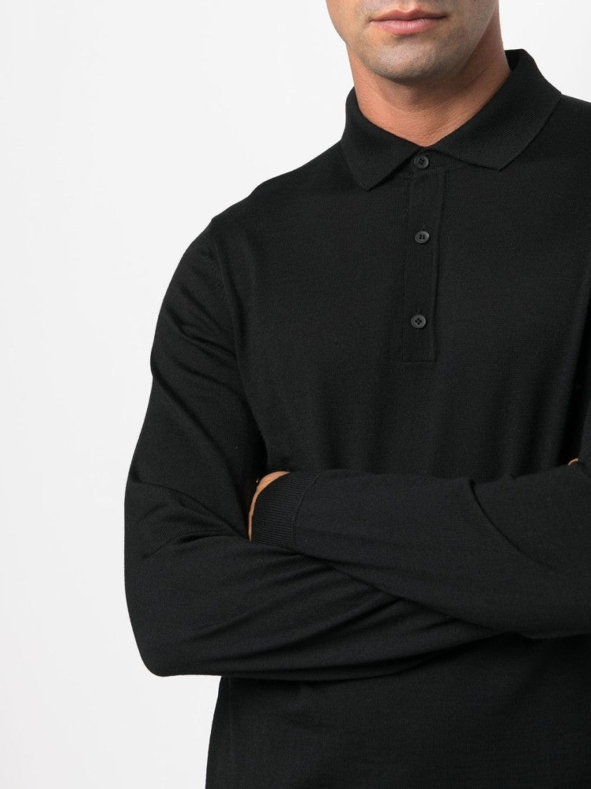 Hugo Boss Lancione Long-Sleeve Polo Shirt