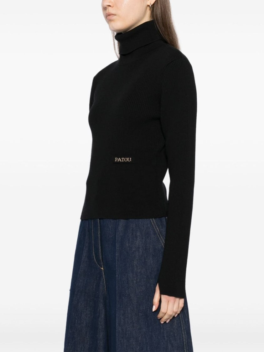 Patou Ribbed Knit Sweater