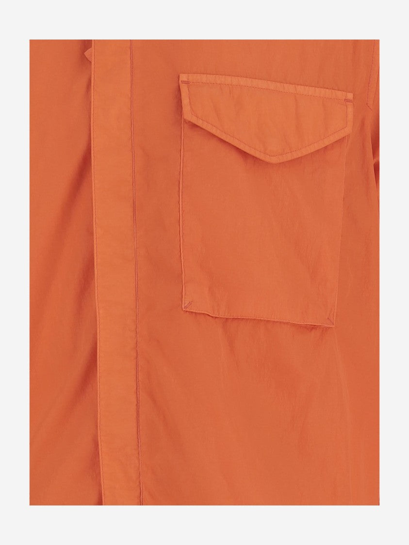 C.P. Company Lightweight Nylon Shirt Jacket With Classic Collar