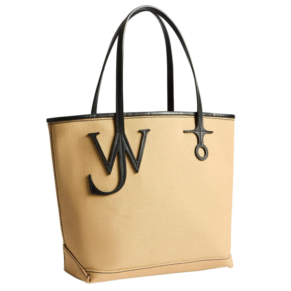 J. W. Anderson Structured Beige Cotton Canvas Tote