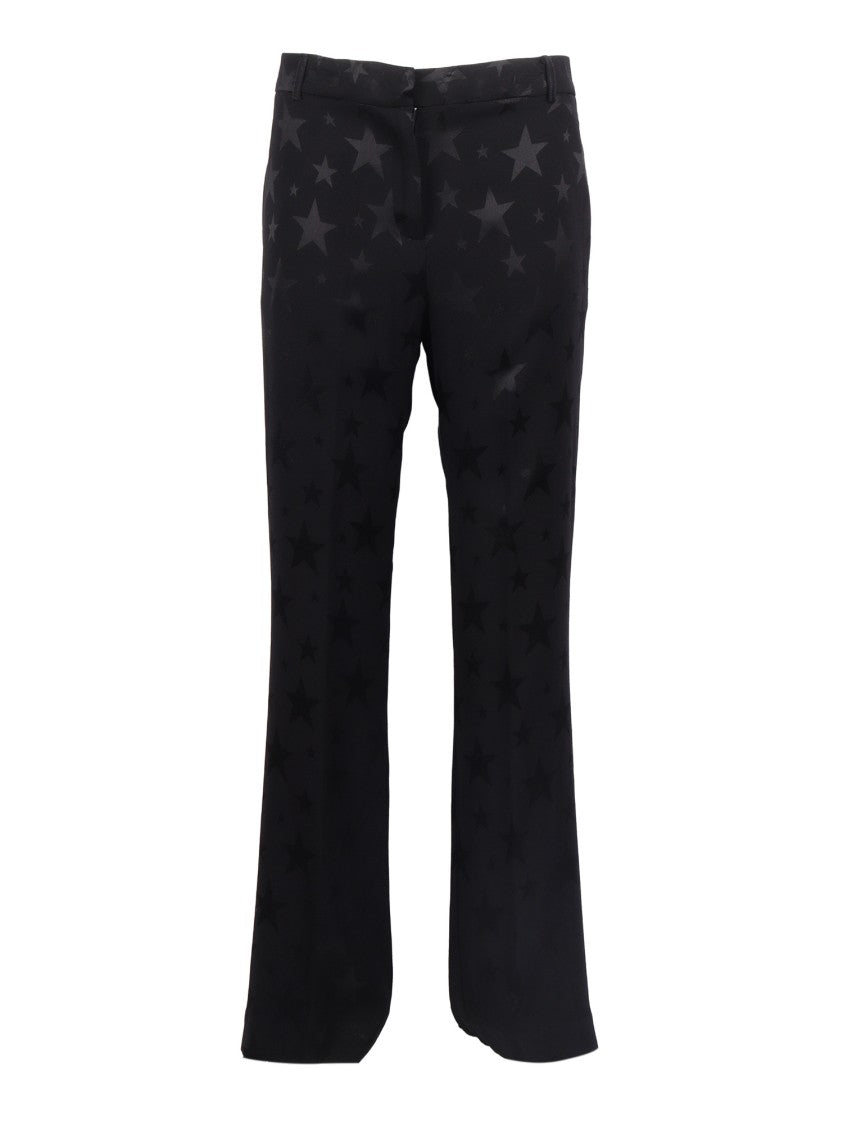 Shirt A Porter Star Pattern Flared Straight-Leg Pants