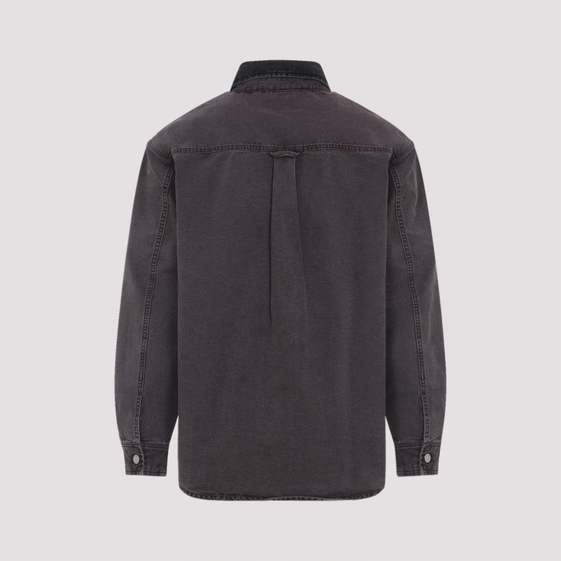 Carhartt Wip Mitch Shirt Black Cotton Jacket