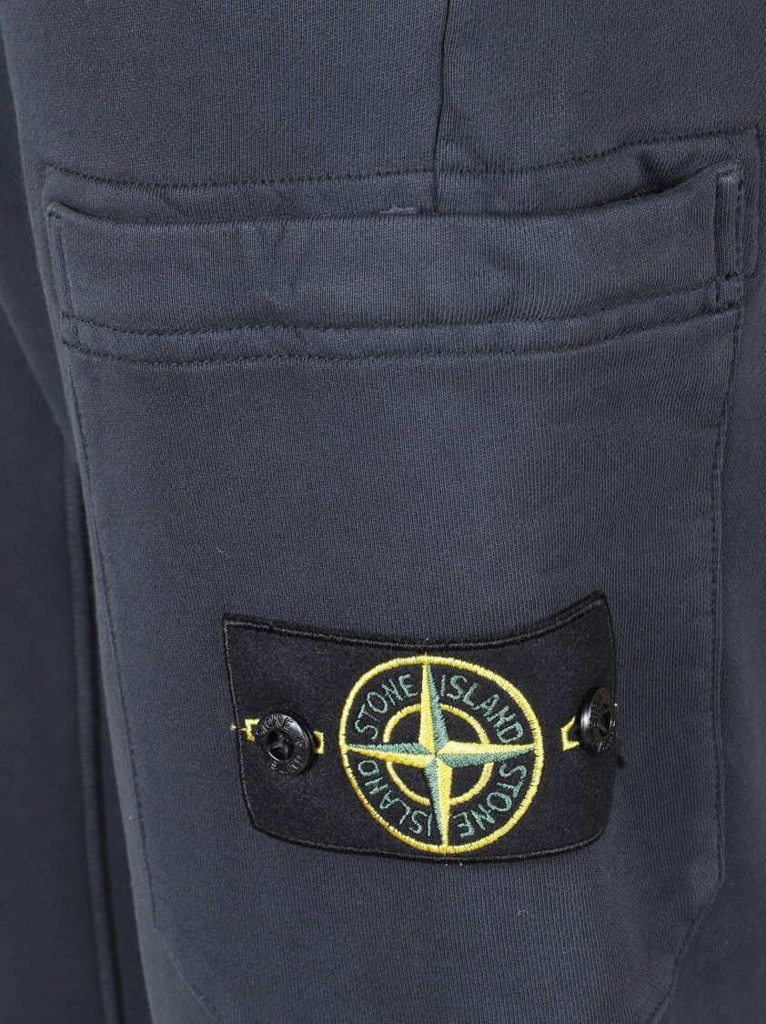Stone Island Relaxed-Fit Trousers With Elastic Waistband And Cargo Pocket
