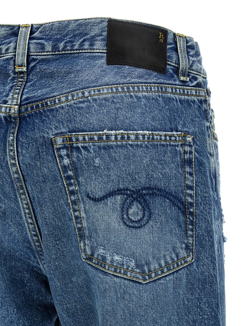 R13 Boyfriend' Jeans