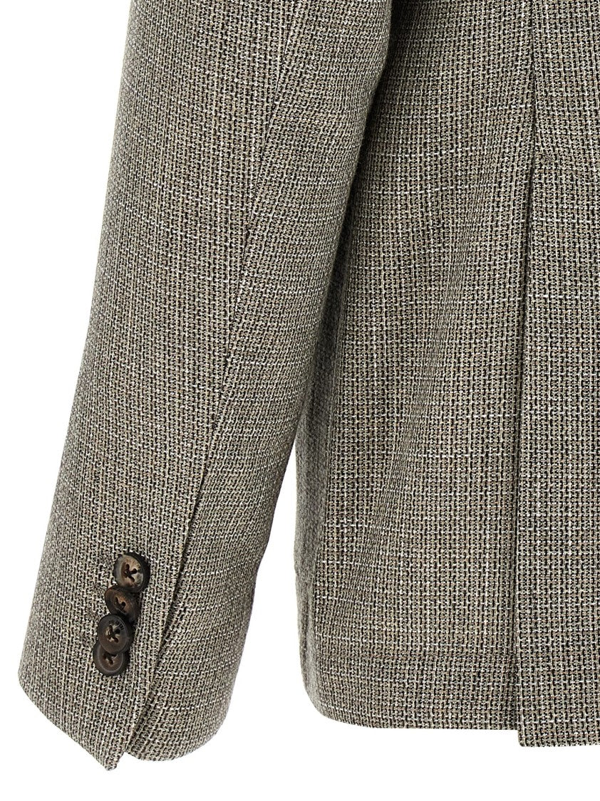 Pal Zileri Tailored Wool Blend Single-Breasted Blazer