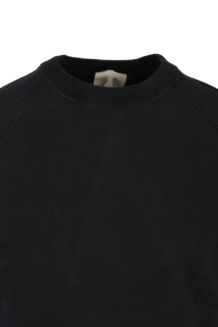 Ten C Cotton Crewneck Sweatshirt Black