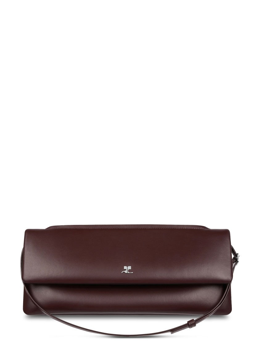 Courrèges Smooth Calf Leather Clutch