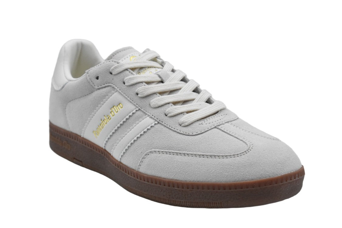 Pantofola D'oro Blue Leather Suede Rubber Sole Sneakers