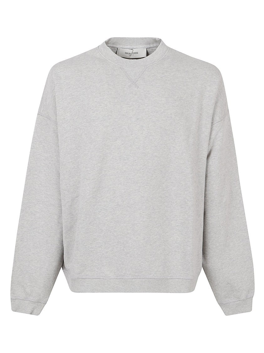 Golden Goose Grey Cotton Slub Journey Hoodie
