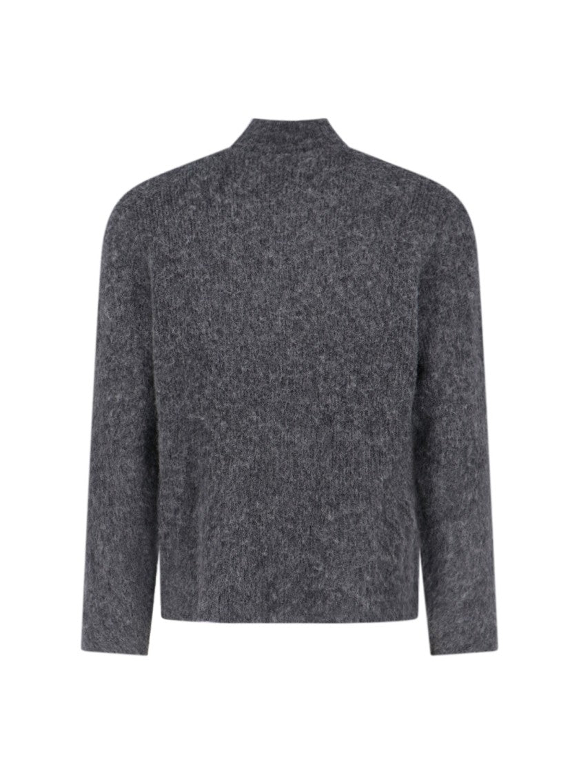 Aspesi Button-Up Knit Sweater