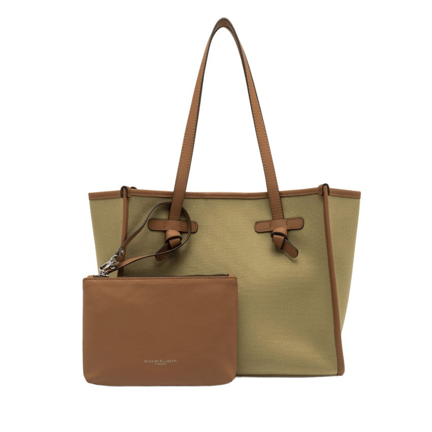 Marcella Elegant Canvas Handbag With Pouch