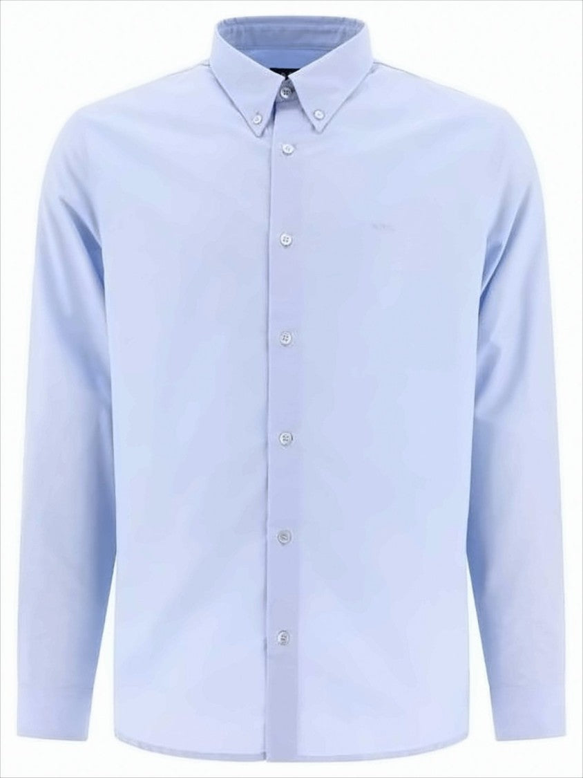 A.P.C. Classic Long-Sleeve Button-Up Shirt With Design