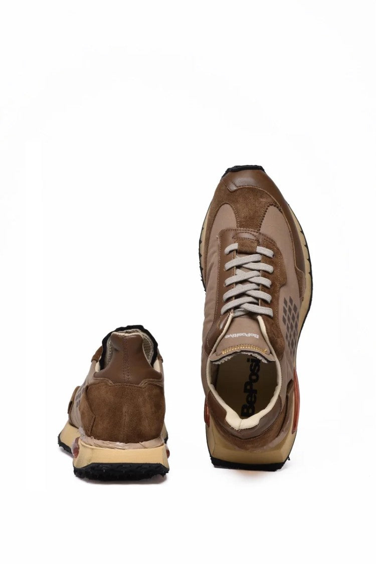 Be Positive Space Race Sneakers - Brown