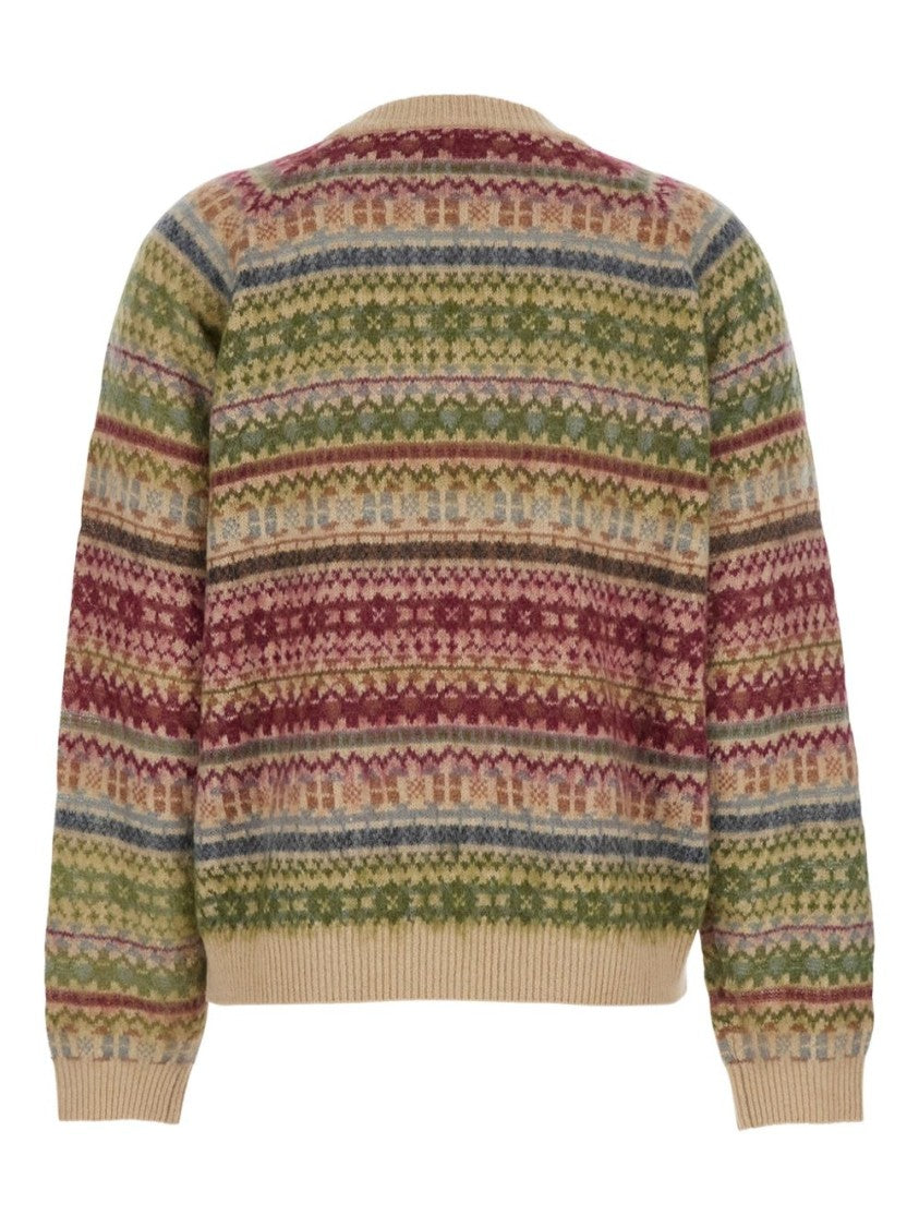 Semi Couture Fair Isle Pattern Wool Blend Sweater
