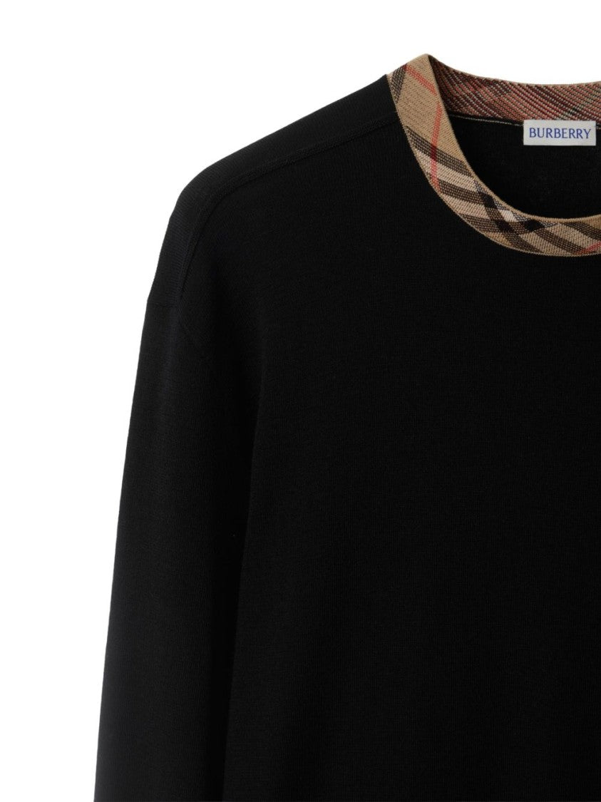 Burberry Wool Crew Neck Sweater