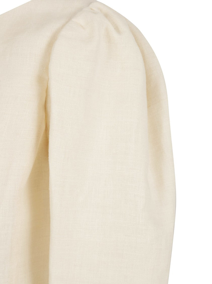 Chloé Three-Quarter Sleeve Linen Shirt