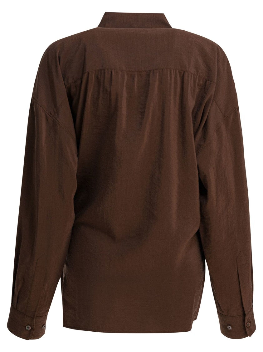 Lemaire Asymmetrical Silk Shirt