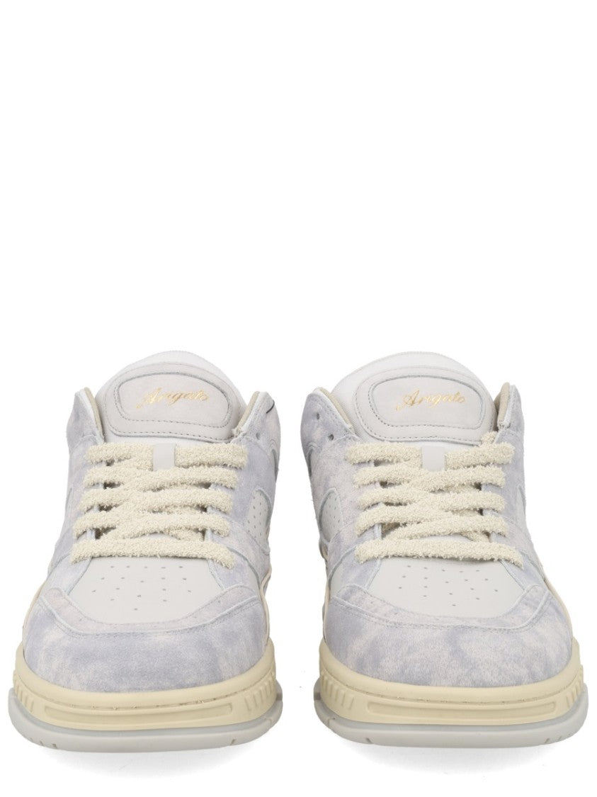 Axel Arigato Area Lo Leather Distressed Sneakers