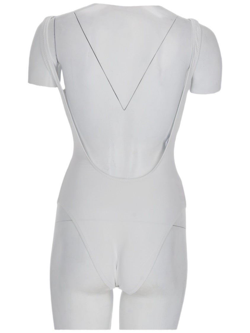Moschino Teddy One-Piece Teddy Bear Graphic Swimsuit