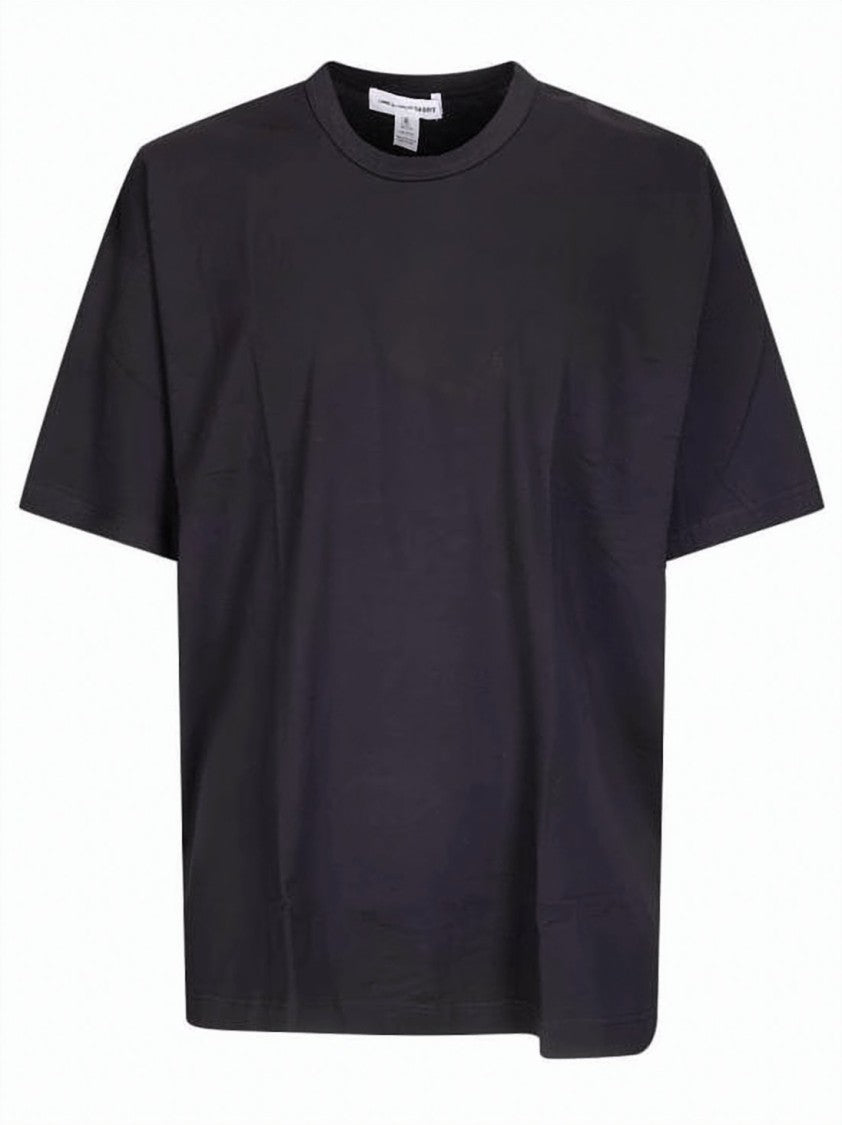 Comme Des Garçons Short-Sleeved Cotton T-Shirt With Subtle Printed Detail