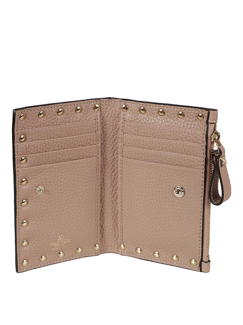 Valentino Garavani Textured Calf Leather Wallet