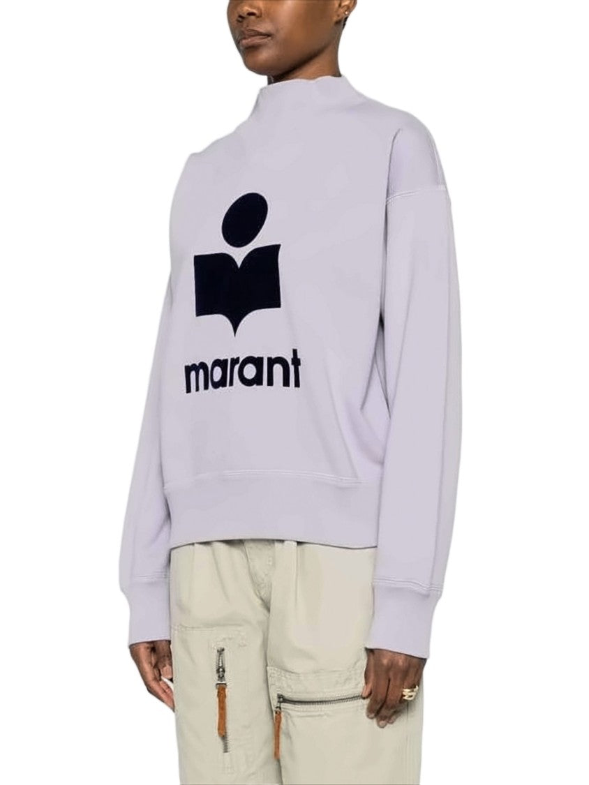 Isabel Marant Relaxed-Fit Long-Sleeve Sweatshirt With Mock Neck
