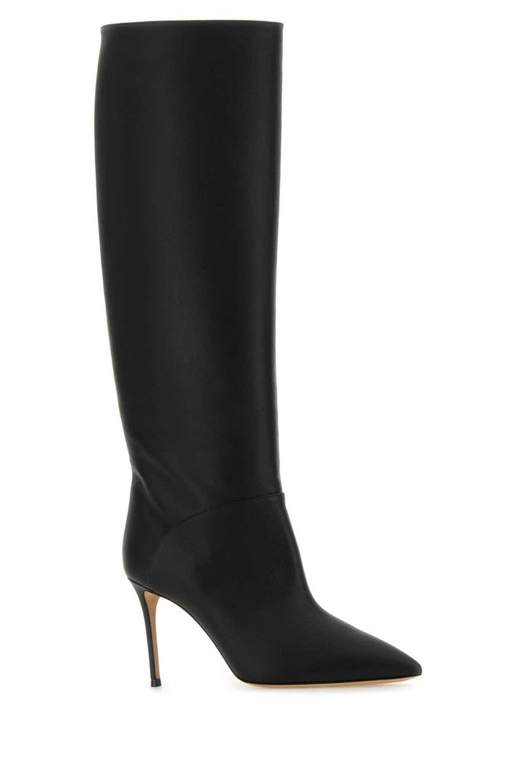 Casadei Black Leather Boots