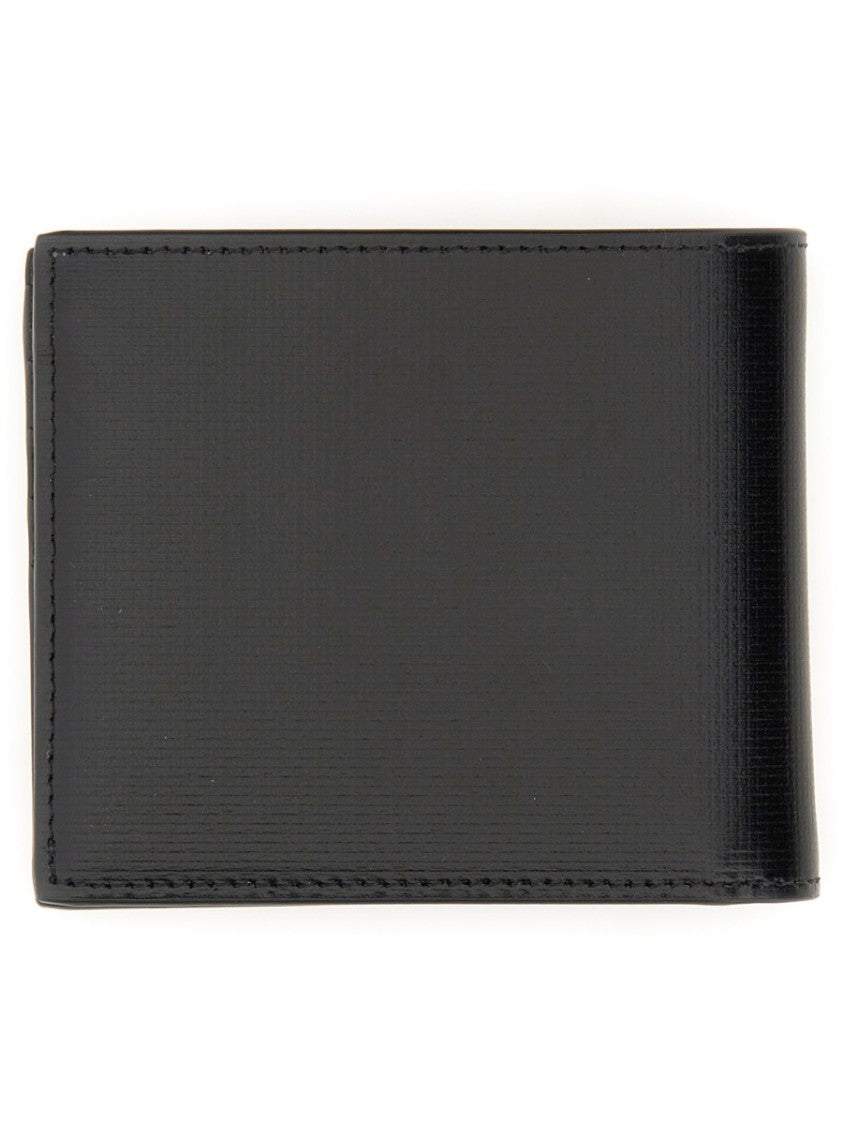 Givenchy Textured Black Leather Wallet