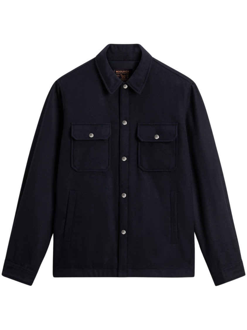 Woolrich Padded Alaskan Wool-Blend Overshirt