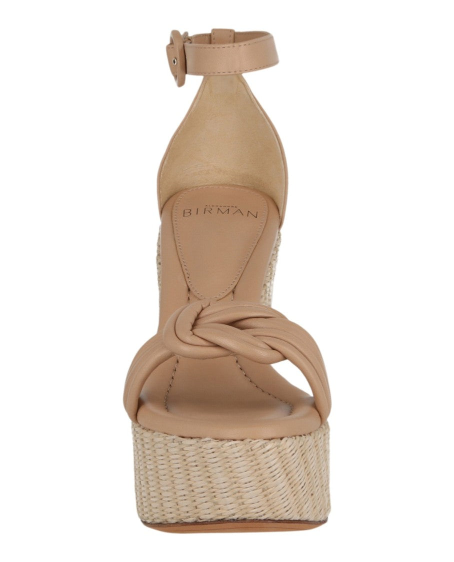 Alexandre Birman Vicky Ankle Wrap 120 Platforms Sandals