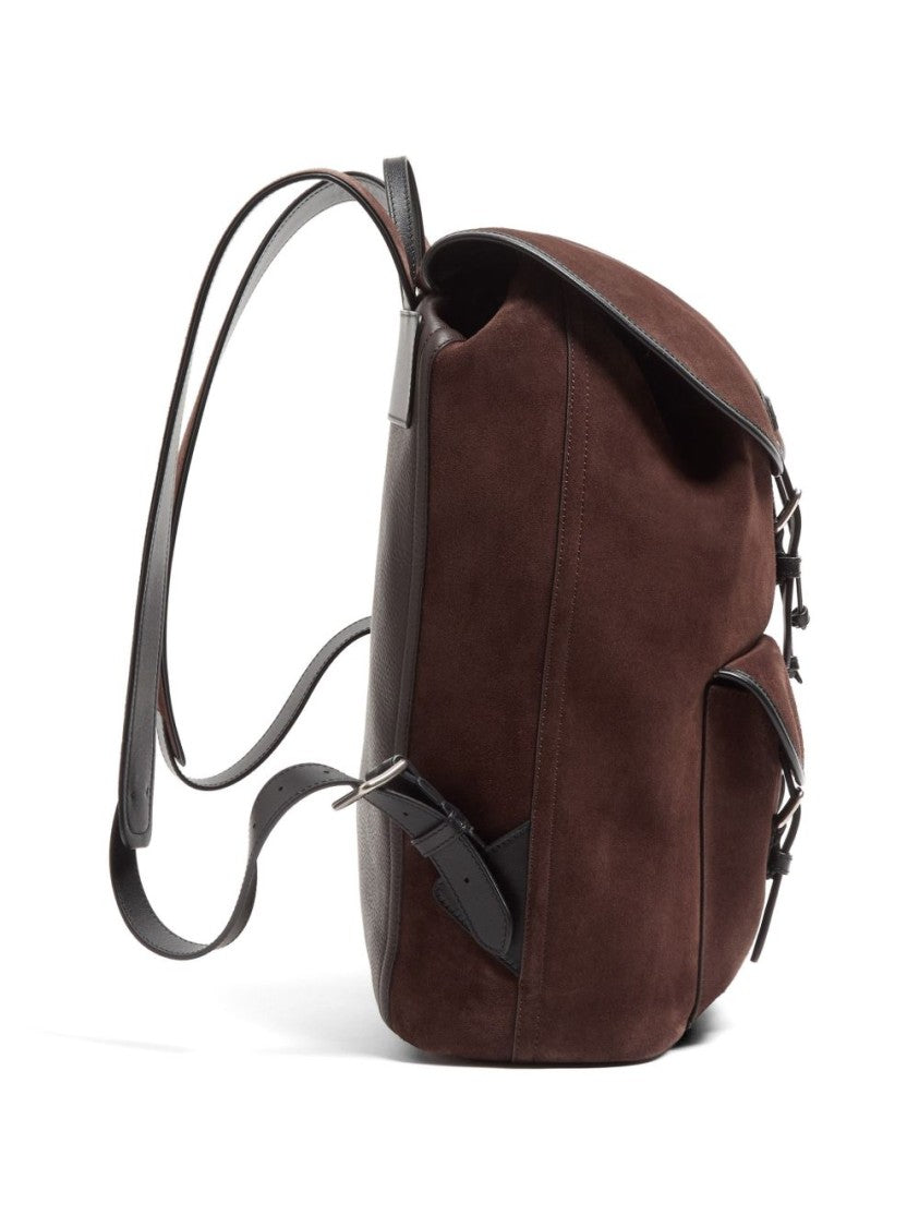 Valentino Garavani Antibes Structured Suede Backpack