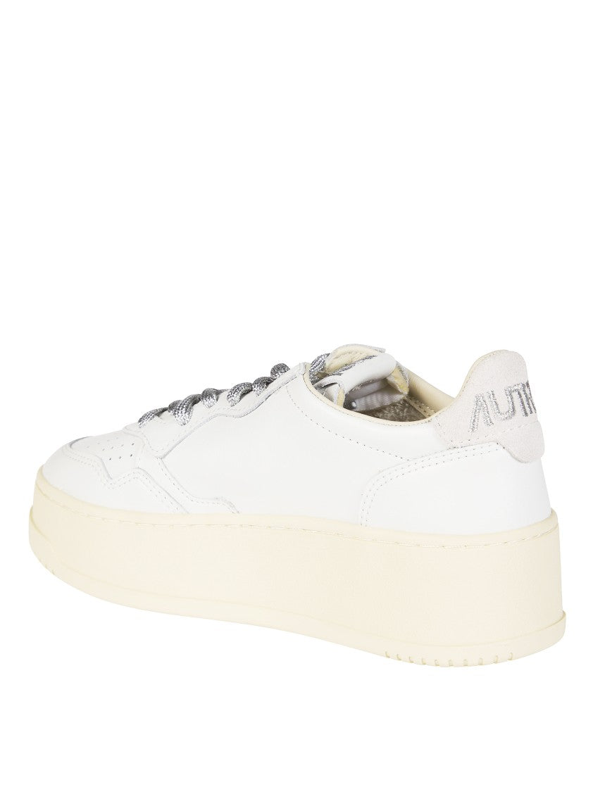 Autry White Platform Low Sw02 Platform Sneakers