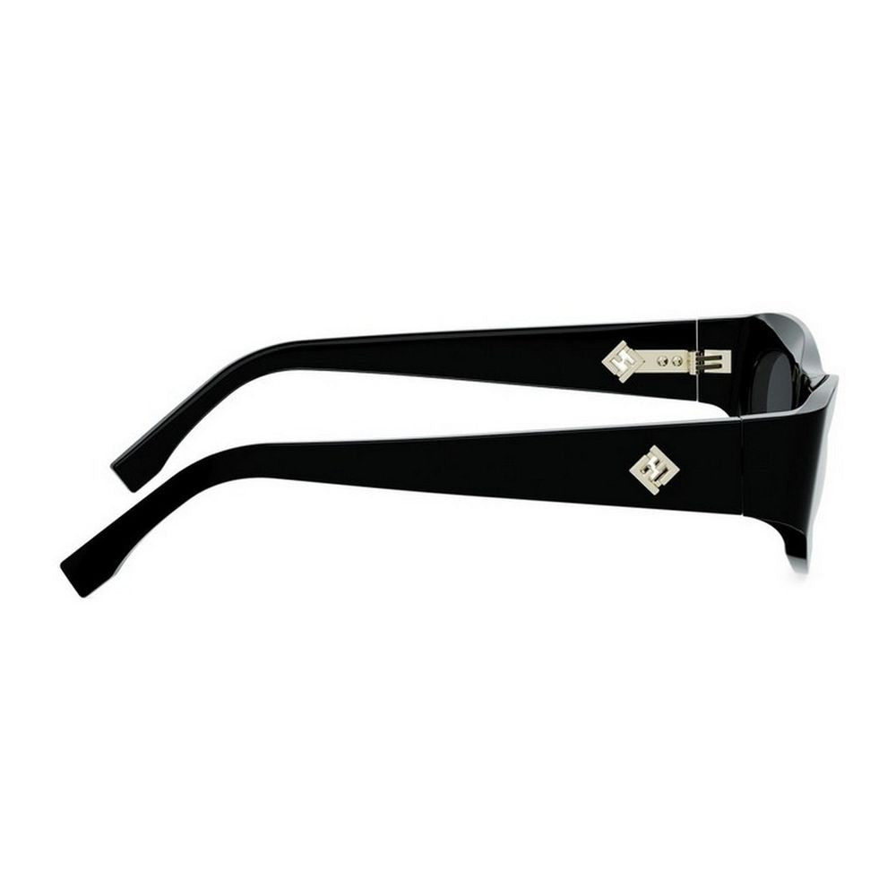 Fendi Ff Diamonds Thick Oval Sunglasses