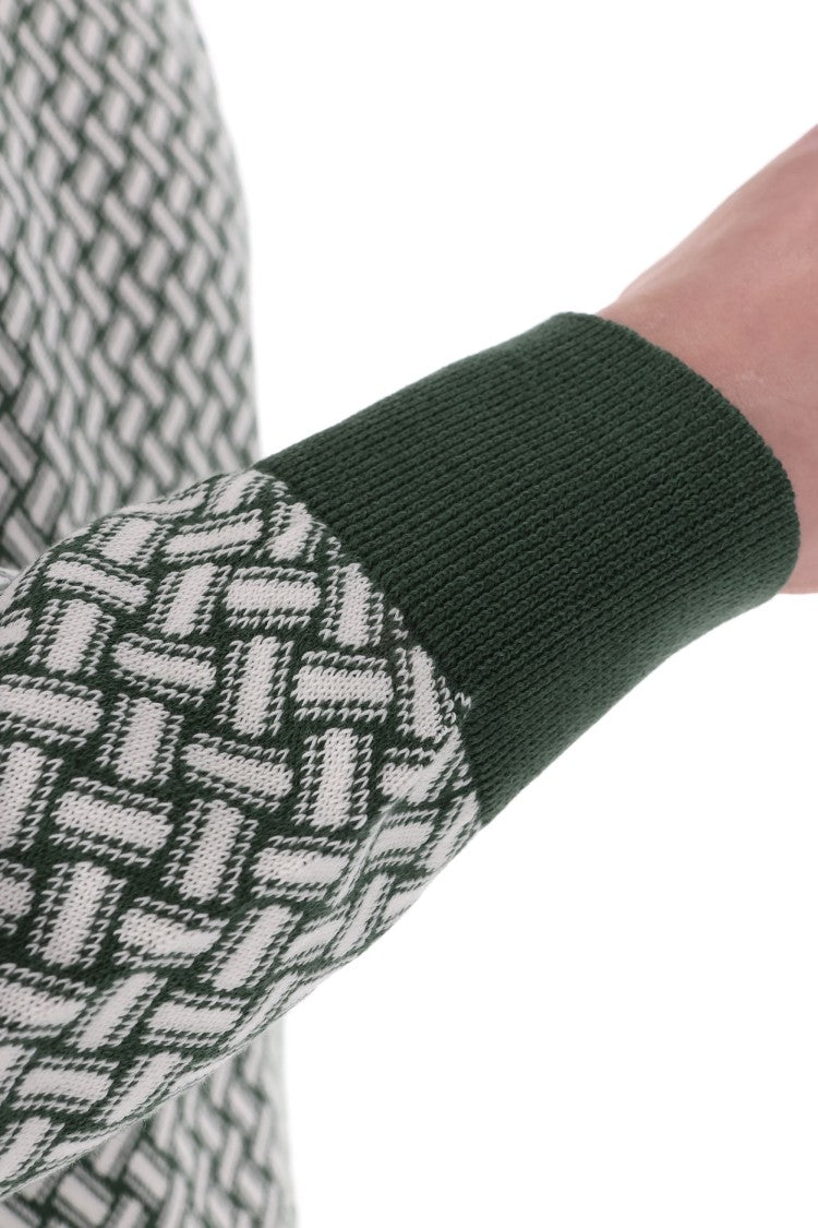 Drumohr Biscottino Cotton-Linen Crewneck Sweater