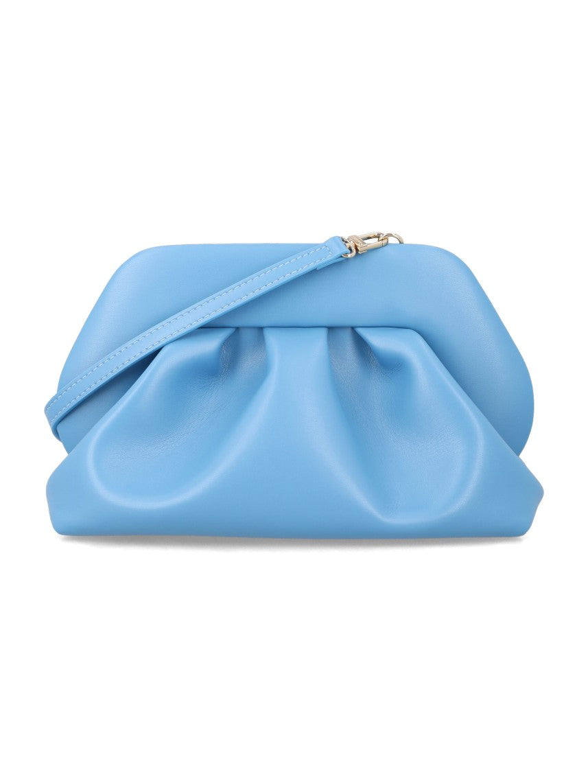 Themoirè Sculptural Medium Clutch With Removable Strap